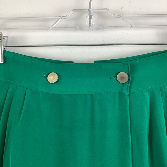 Rag & Bone Silk Tulip Skirt in Kelly Green - Picture 2 of 6
